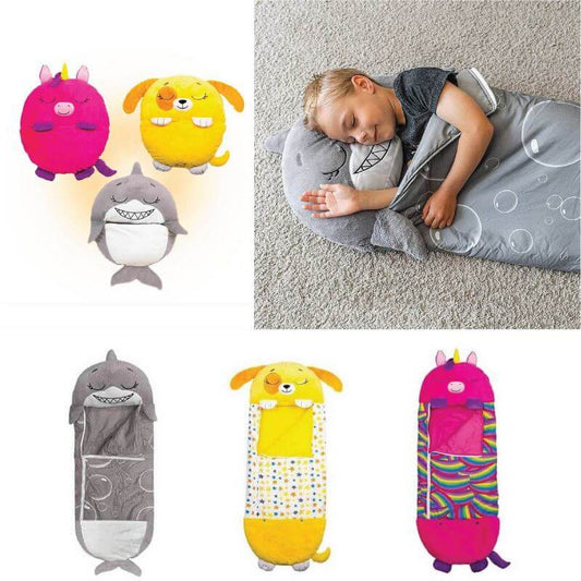 Cozy Kids Sleeping Bag with Pillow for Outdoor Fun - Fesara