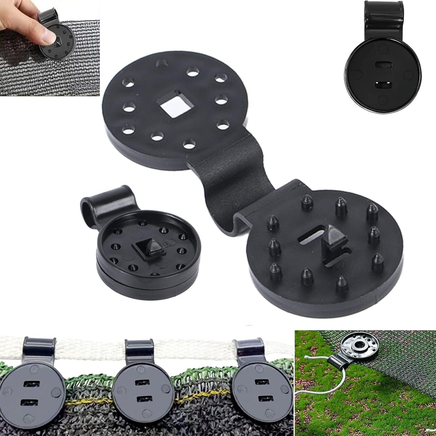Heavy Duty Waterproof Tarp Clamps