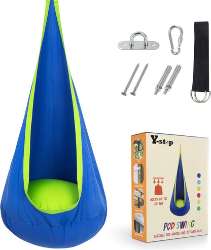 Comfy Hanging Swing Chair Indoor Outdoor Use - Fesara