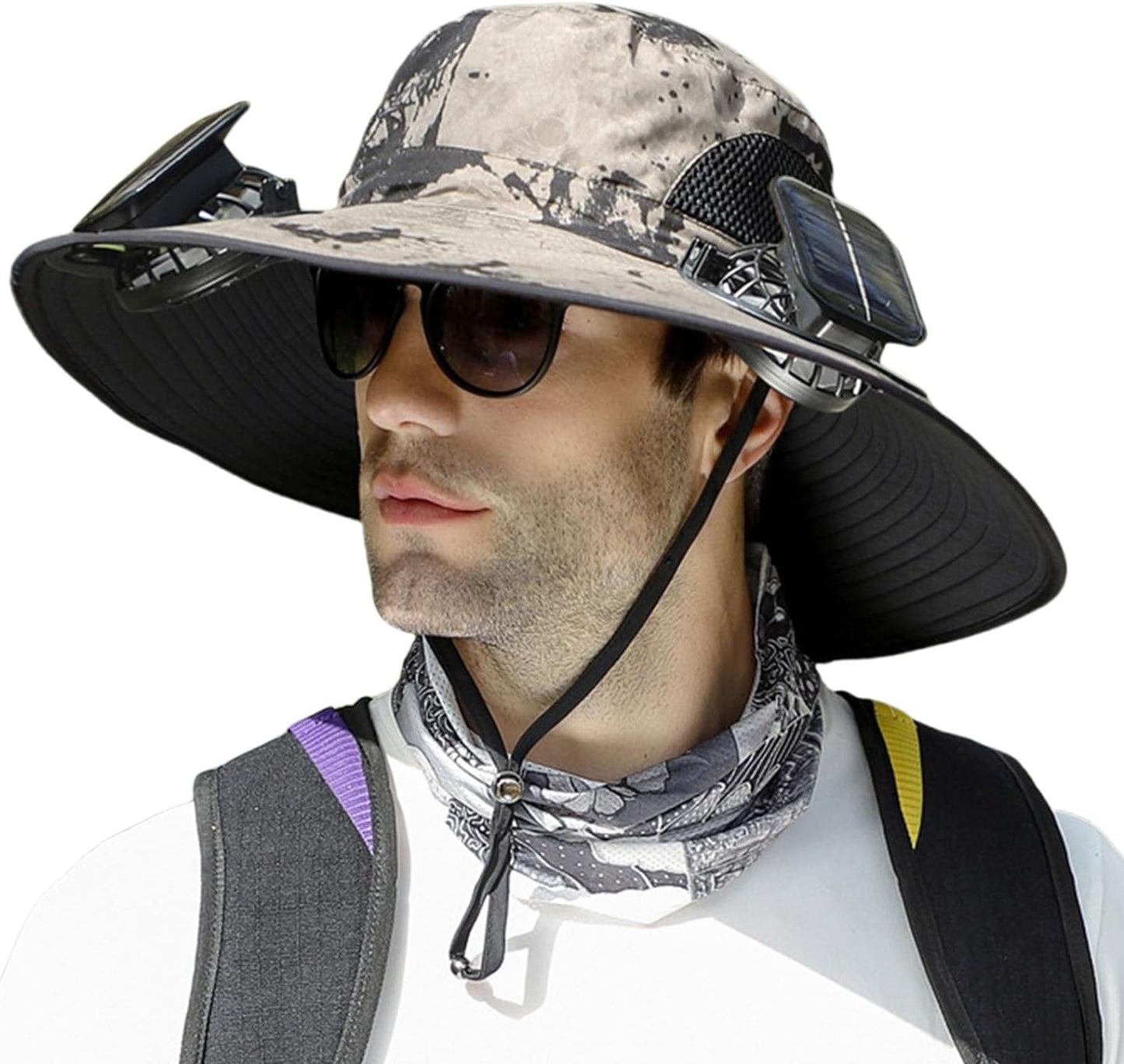 Cooling Sun Hat with Solar Fan