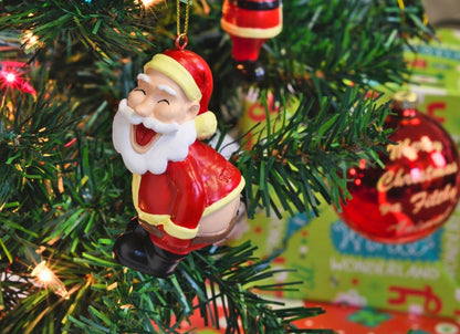 Quirky Santa Christmas Tree Ornament