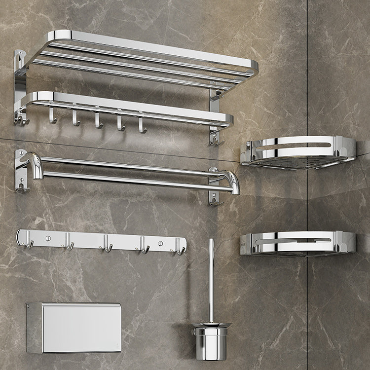 Modern Chrome Bathroom Accessory Set