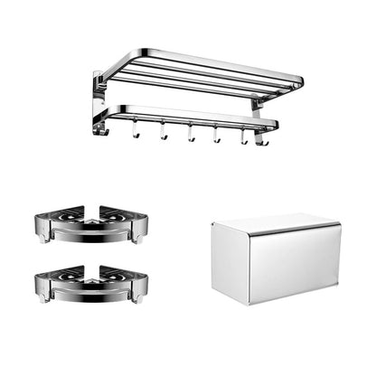 Modern Chrome Bathroom Accessory Set