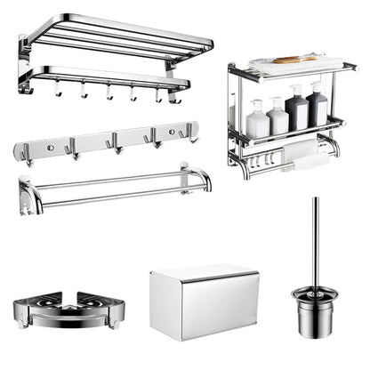 Modern Chrome Bathroom Accessory Set