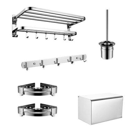 Modern Chrome Bathroom Accessory Set