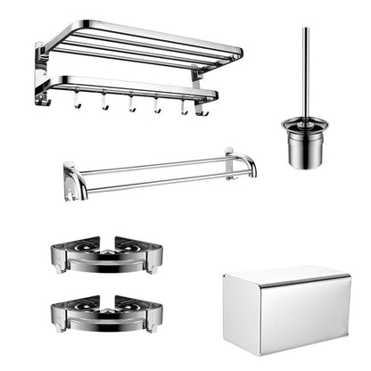 Modern Chrome Bathroom Accessory Set