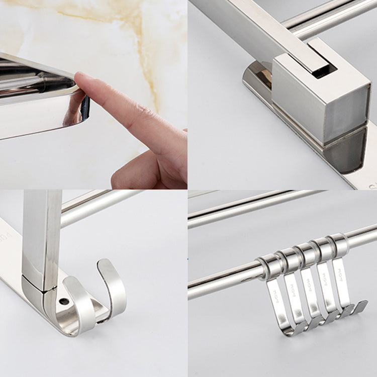 Modern Chrome Bathroom Accessory Set
