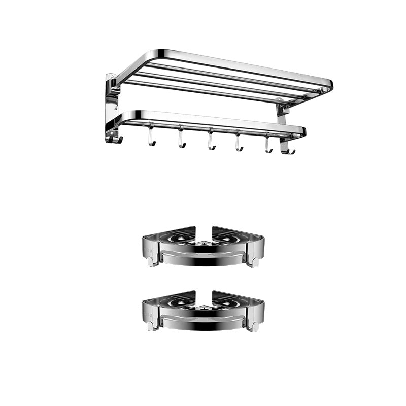 Modern Chrome Bathroom Accessory Set