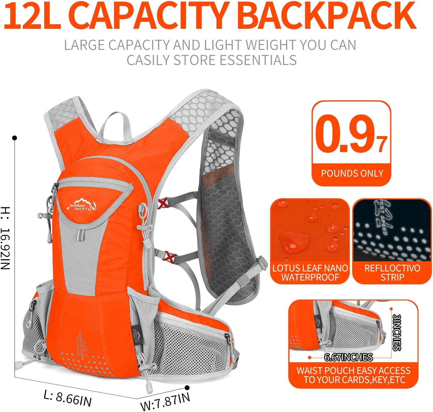 Waterproof Hiking Backpack - Durable & Compact Daypack