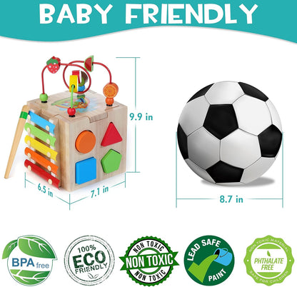 Colorful 8-in-1 Baby Play Cube