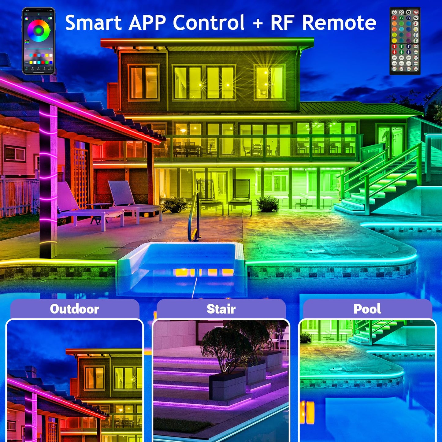 Smart Bright Wireless Outdoor Lamp