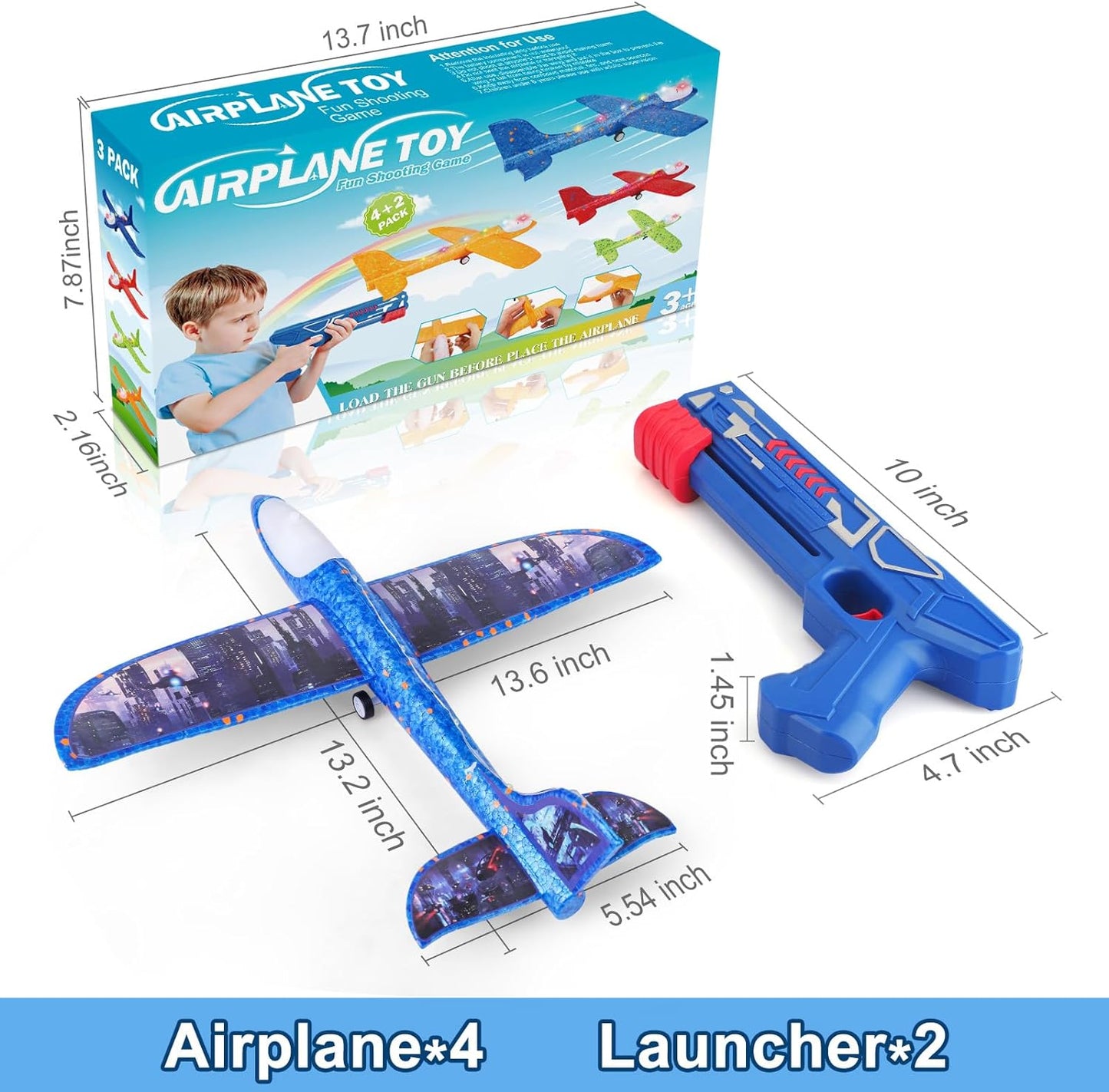 Fun Flying Foam Plane Launch Kit