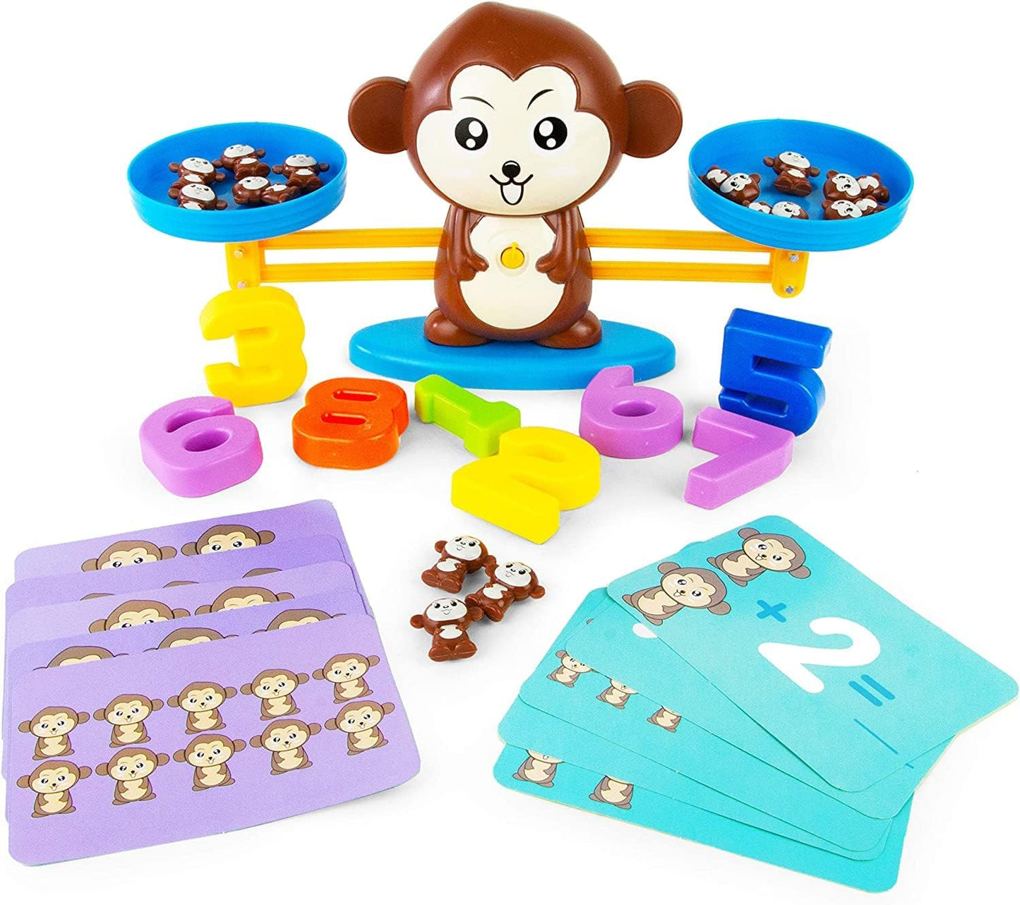 Colorful Monkey Balance Scale
