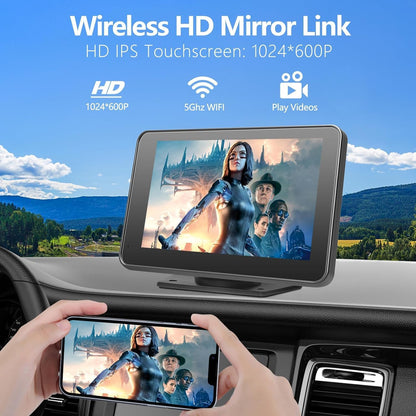 Universal 7 Touchscreen Car Radio with Bluetooth Connectivity