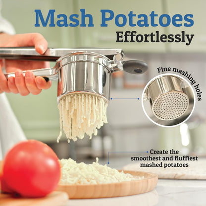 Heavy Duty Stainless Steel Potato Masher 15oz