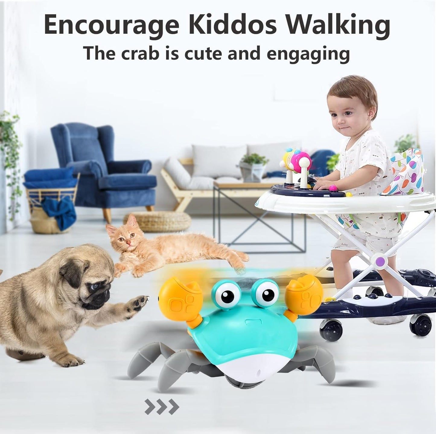 Fun Crawling Crab Toy