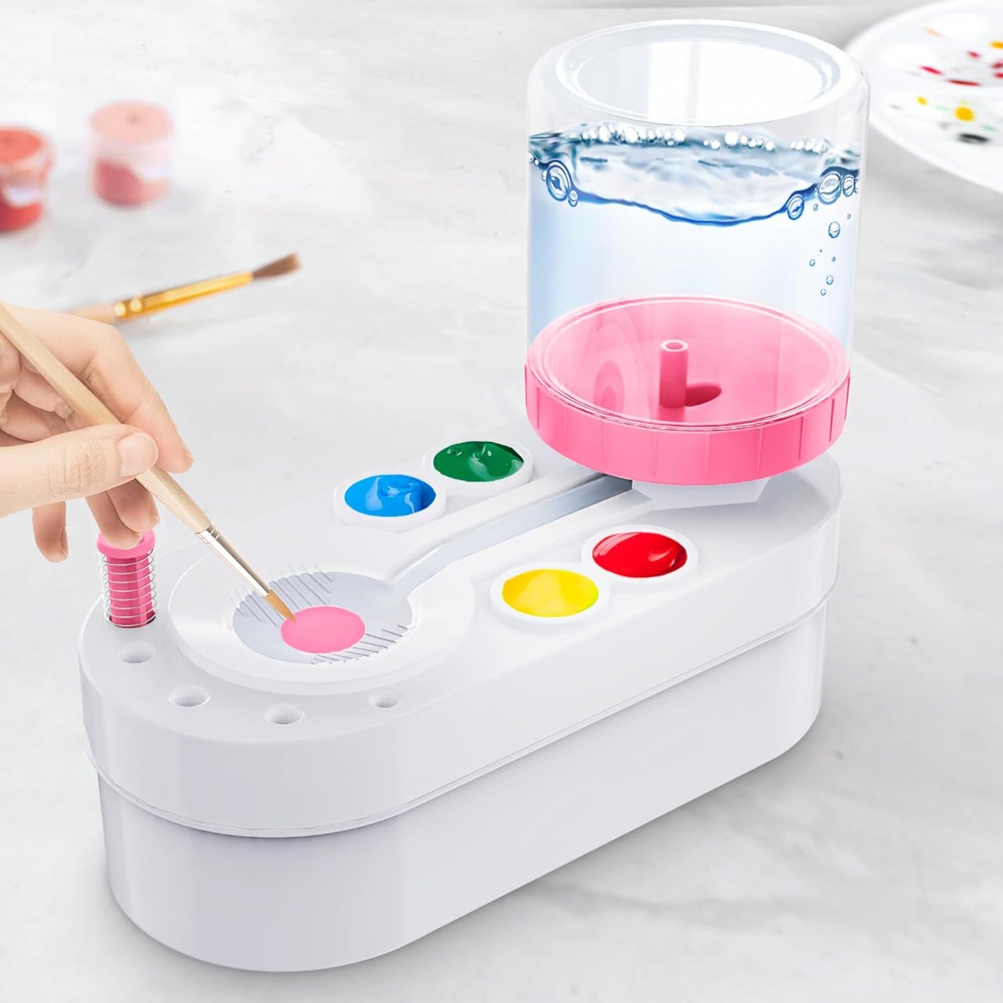 Easy Clean Paint Brush Washer Tool