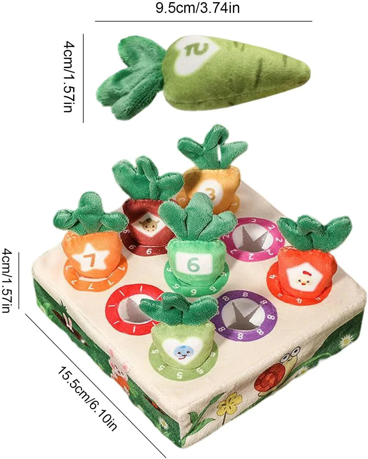 Colorful Kids Educational Vegetable Toy