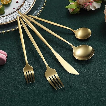 Modern Stainless Steel Flatware Simple Elegance