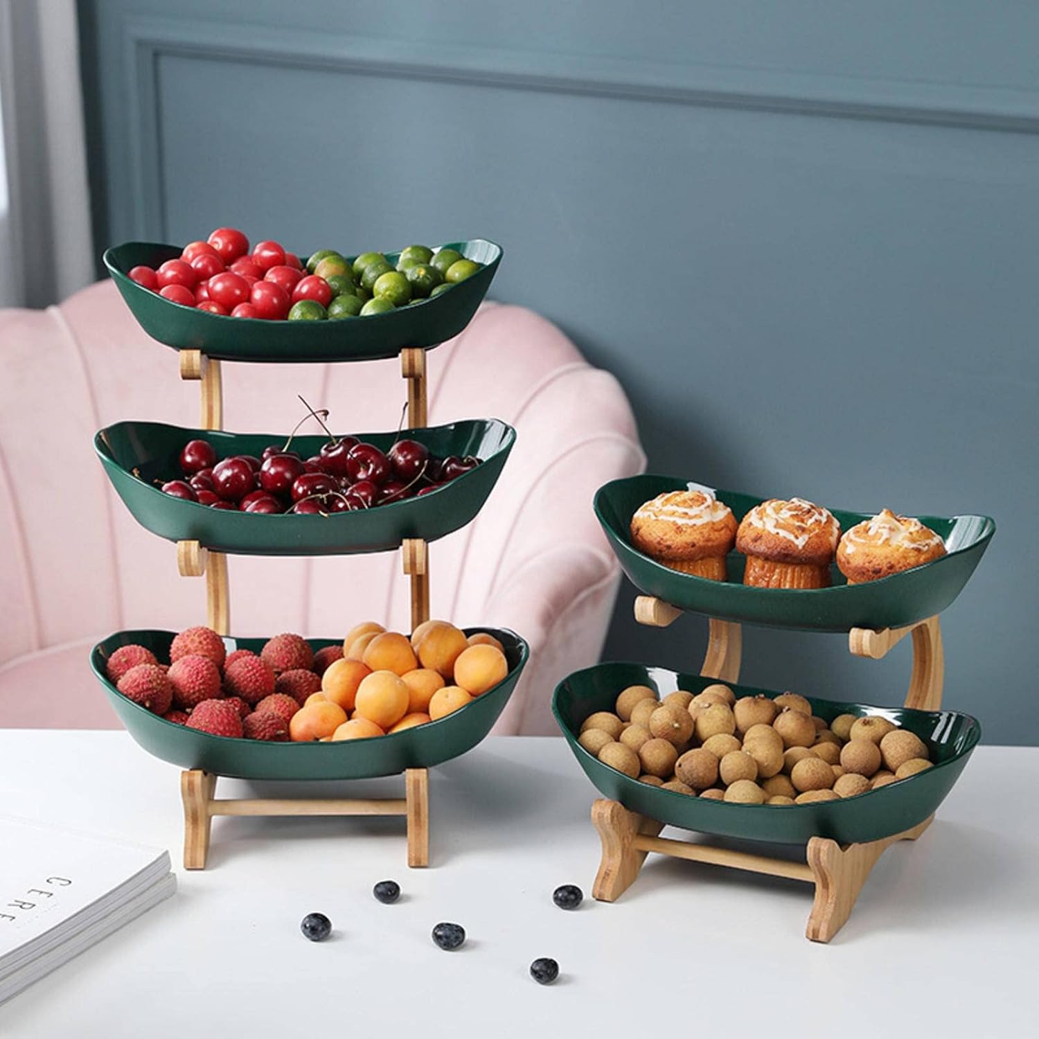 Space Saving Fruit Stand for Kitchen Countertop - Fesara