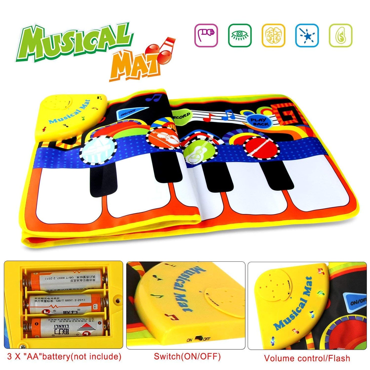 Fun Musical Play Mat for Baby and Toddler
