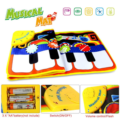 Fun Musical Play Mat for Baby and Toddler