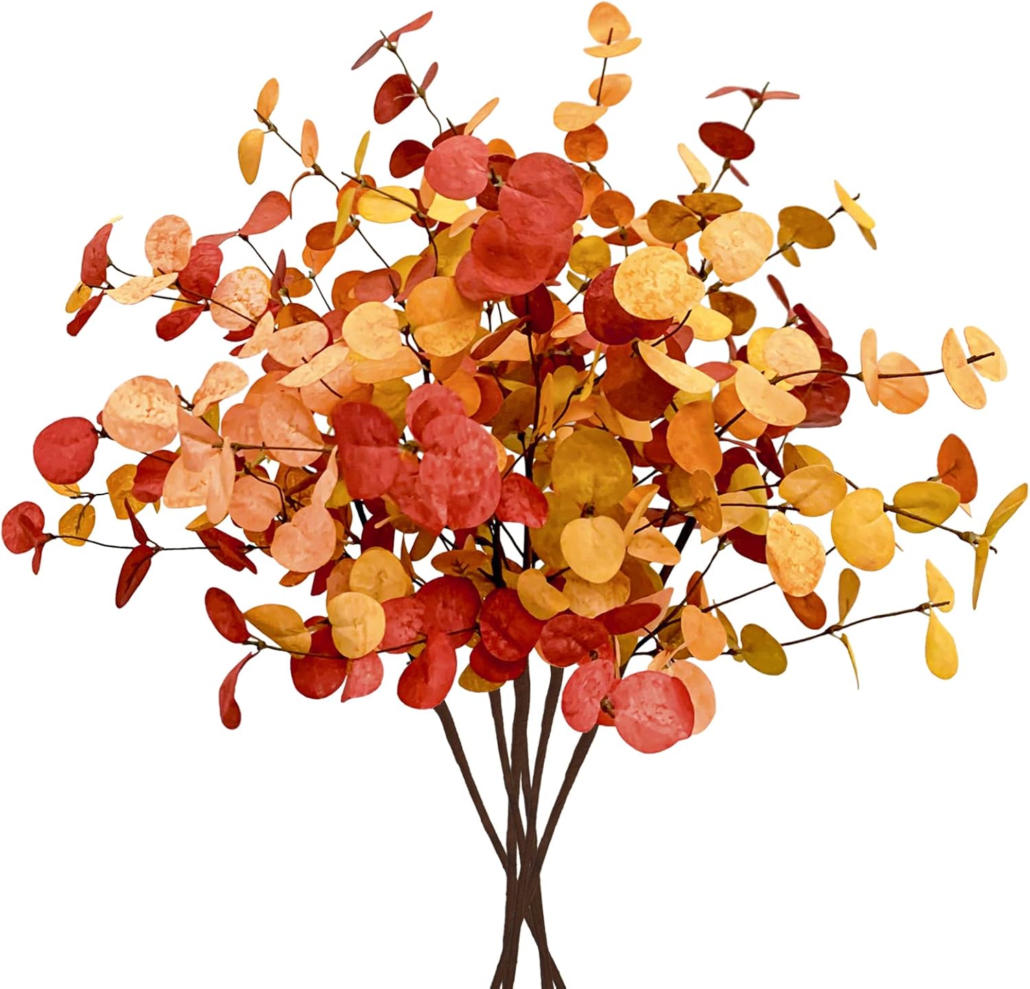 Green Artificial Eucalyptus Leaf Garland - Fesara