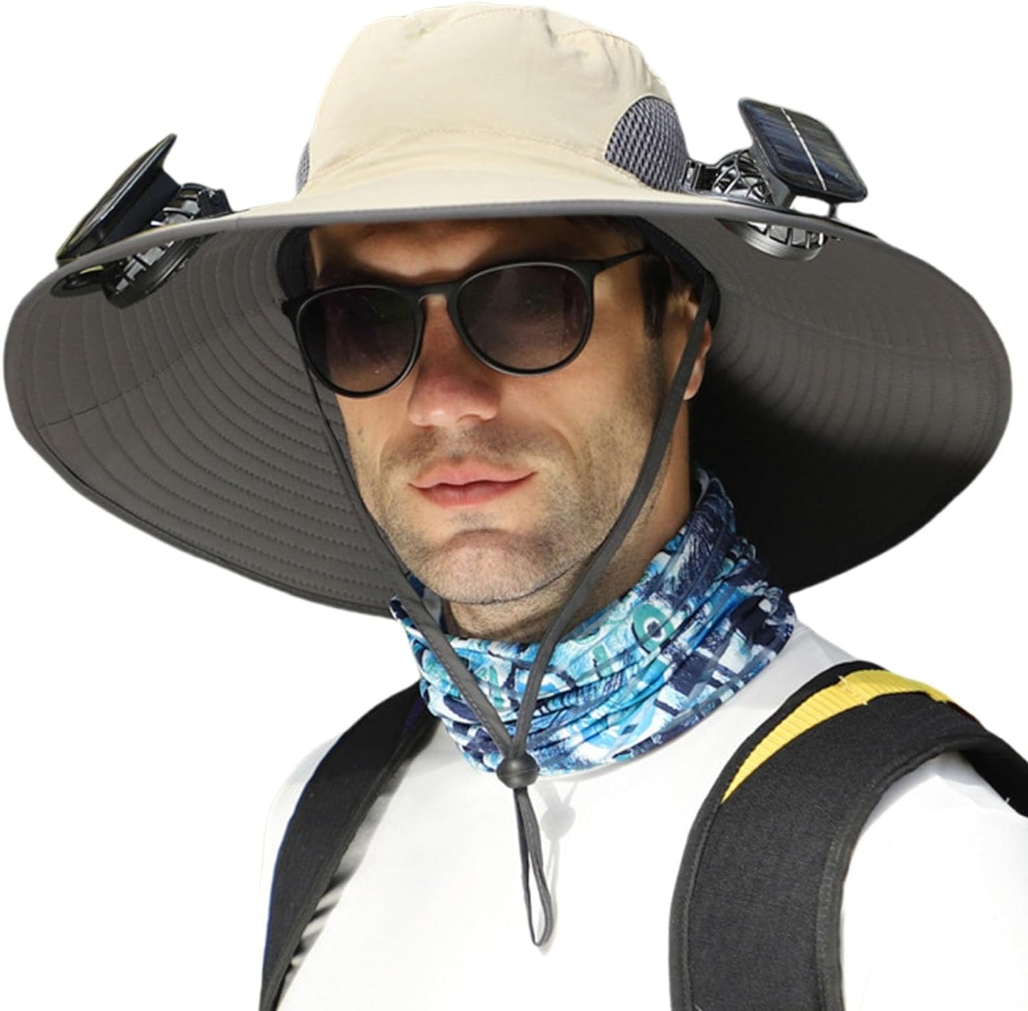 Cooling Sun Hat with Solar Fan