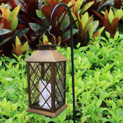 Outdoor Solar Hanging Porch Light