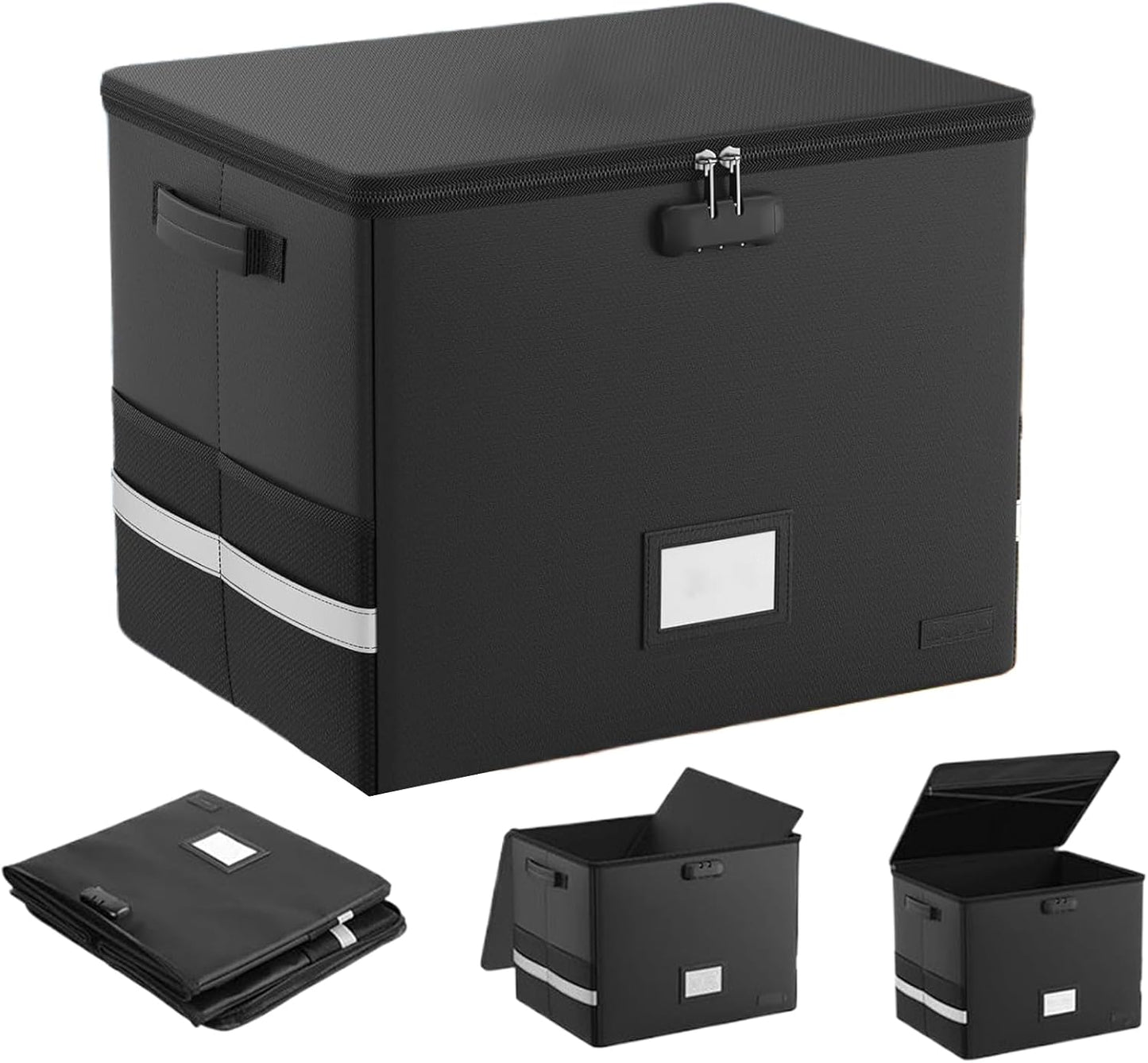 Durable Vinyl Record Storage Box - Waterproof Case - Fesara