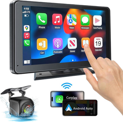 Universal 7 Touchscreen Car Radio with Bluetooth Connectivity - Fesara