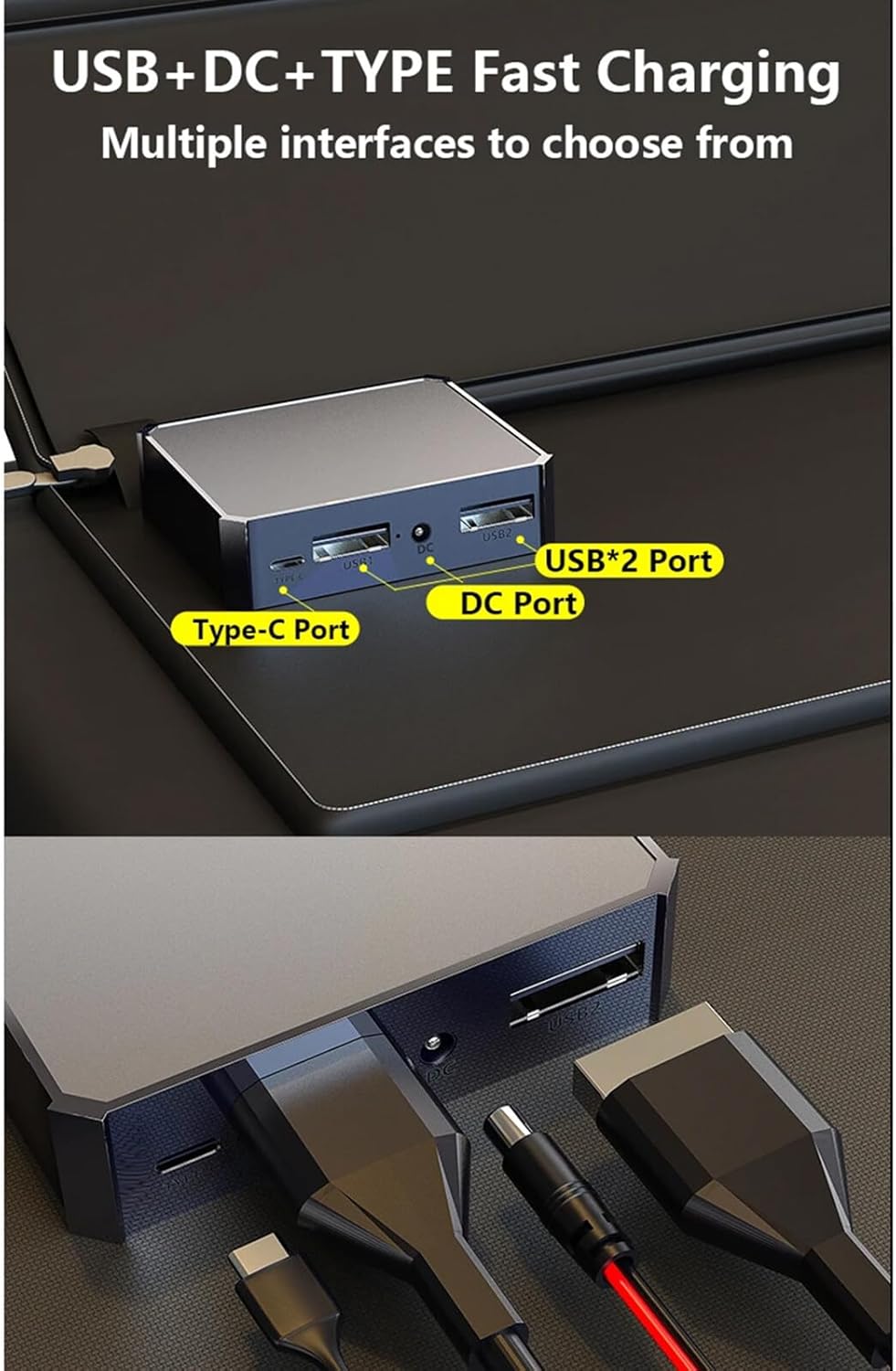 Compact 1000W Portable Solar Power Kit with Fast Charging