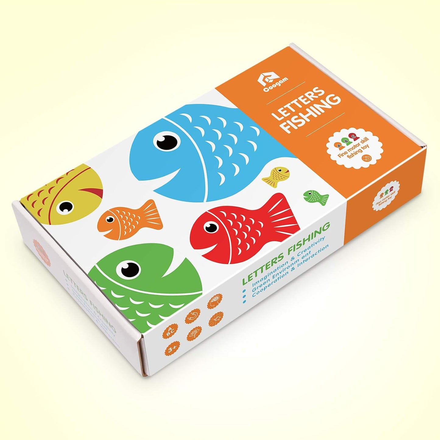 Colorful Wooden Magnetic Fishing Toy for Kids