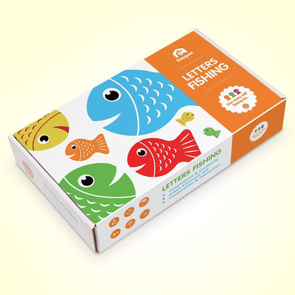 Colorful Wooden Magnetic Fishing Toy for Kids