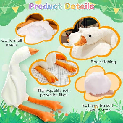 Cuddly Plush Duck Toy for Kids