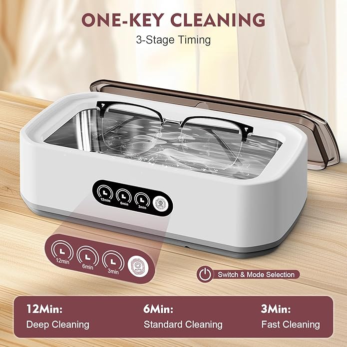 Powerful Ultrasonic Cleaner for Jewelry and Accessories