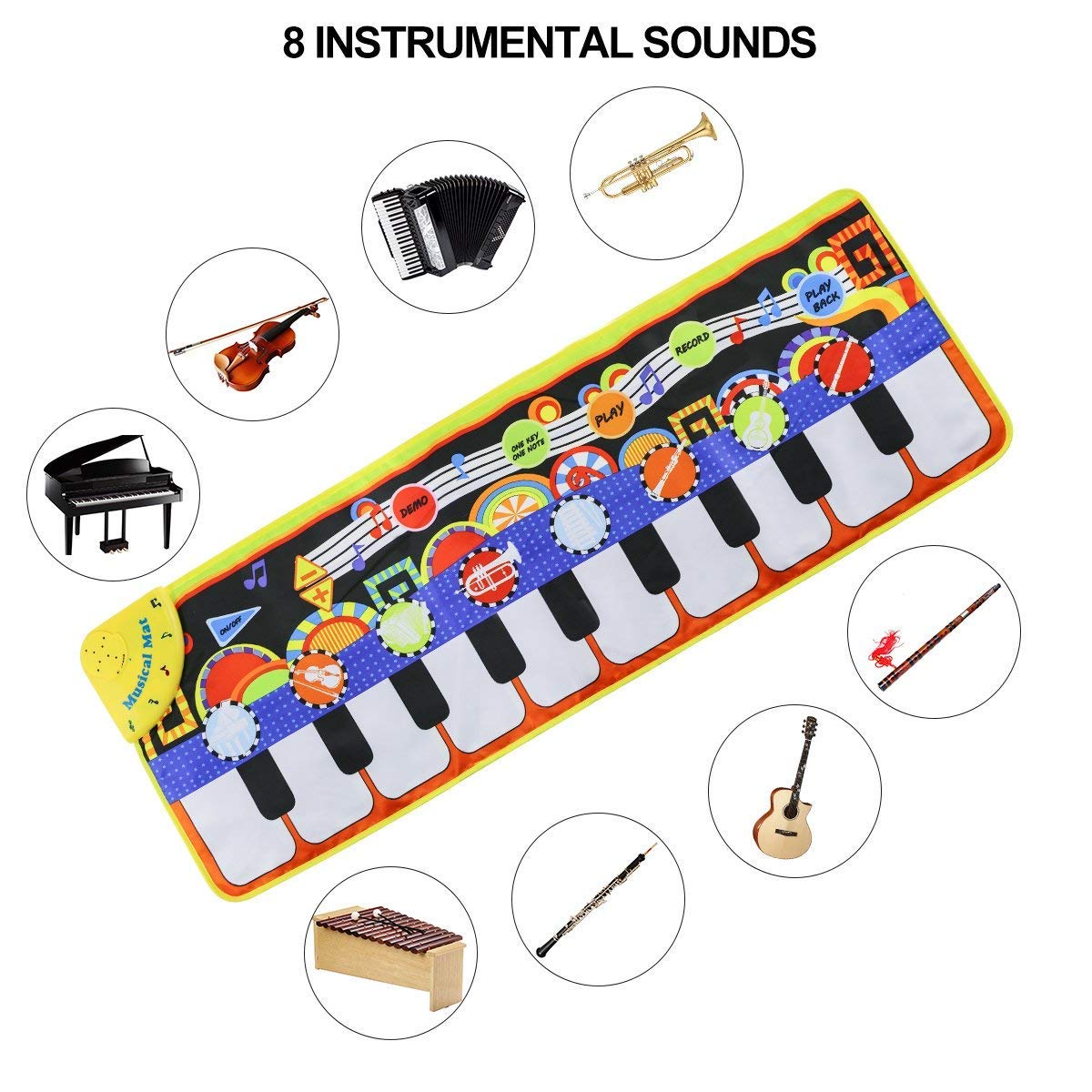 Fun Musical Play Mat for Baby and Toddler