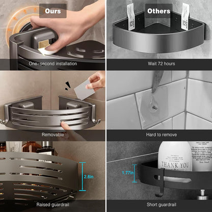 Space Saving Corner Shower Caddy