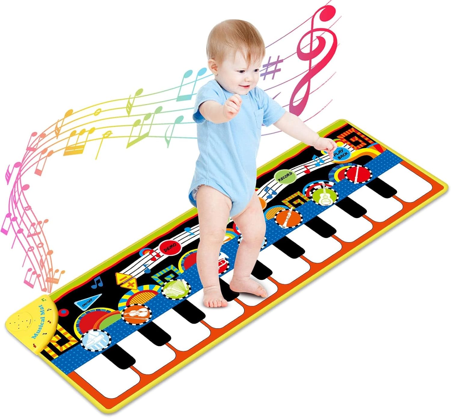 Fun Musical Play Mat for Baby and Toddler - Fesara