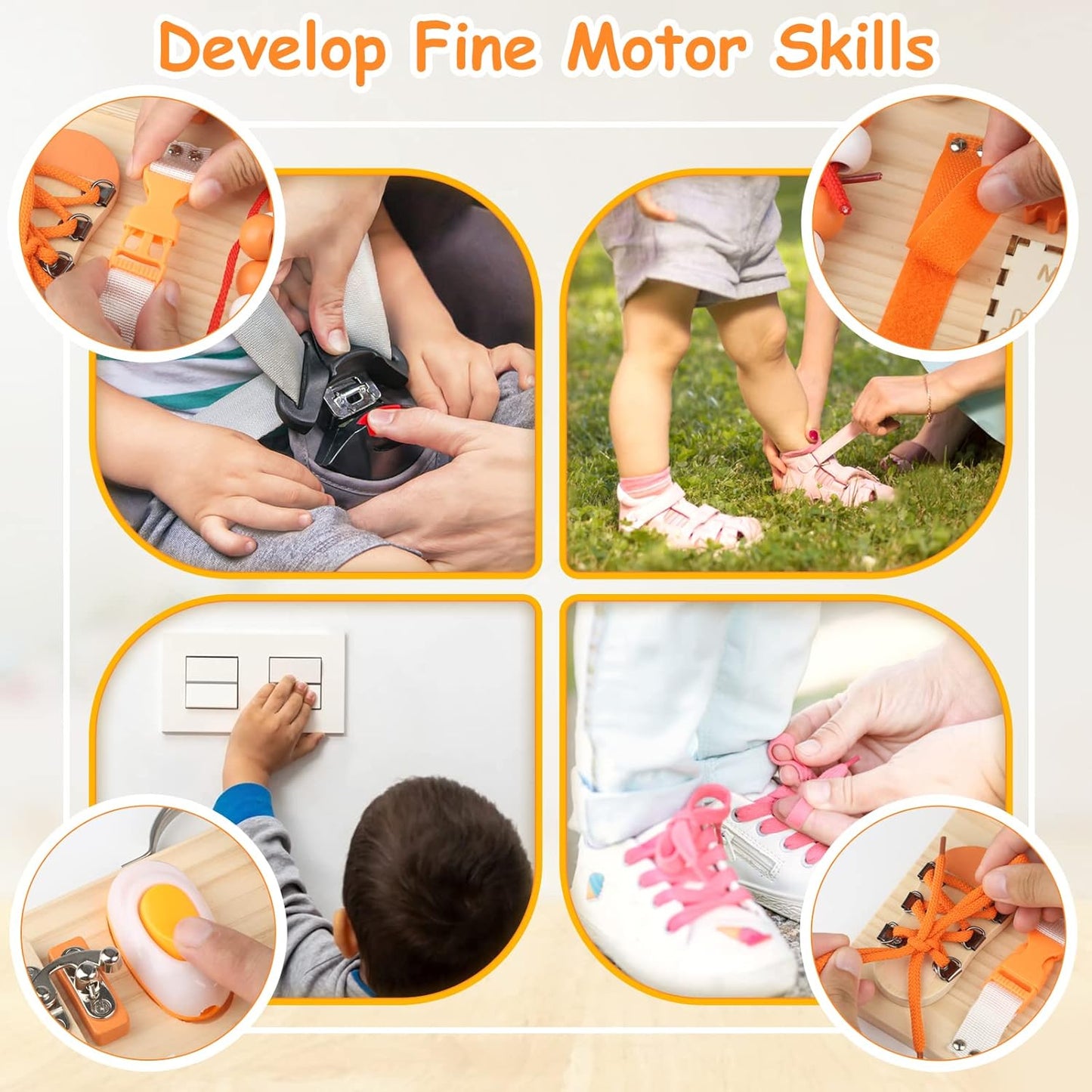 Fun Wooden Learning Board for Children