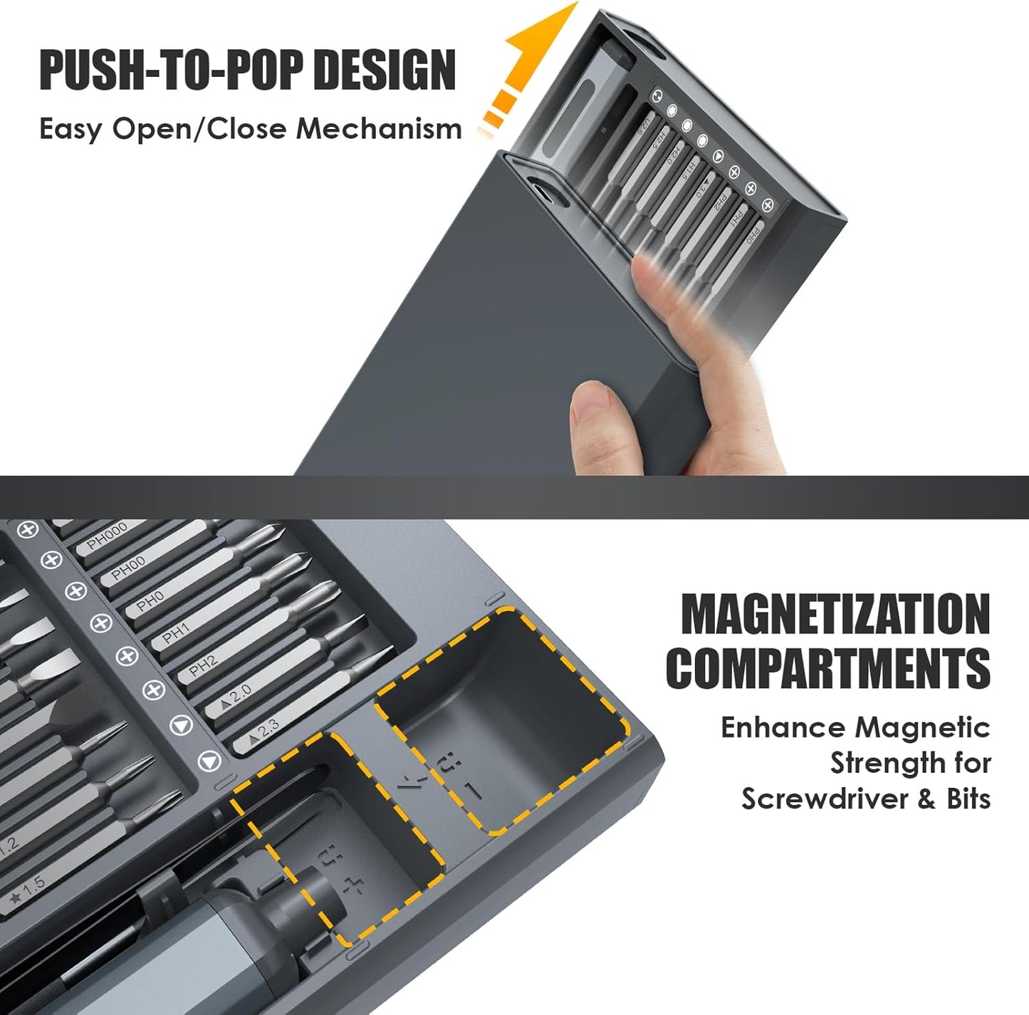 Compact 68-in-1 Cordless Precision Tool Kit