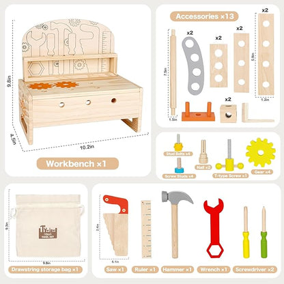 Fun Kids Wooden Learning Board