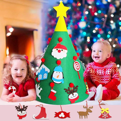 Fun 3D Christmas Tree Montessori Toy Set