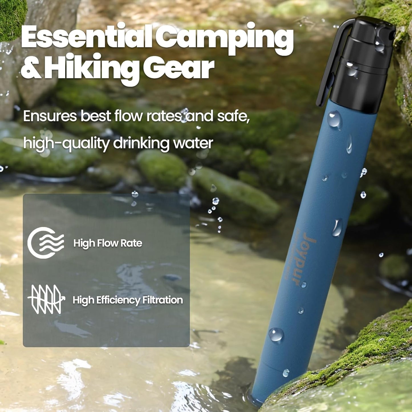 Ultimate Emergency Survival Kit with Water Purifier & First Aid