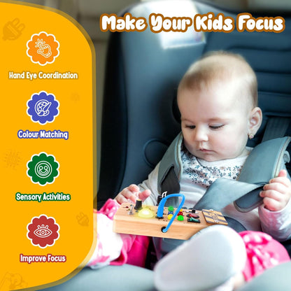 Educational Wooden Activity Board