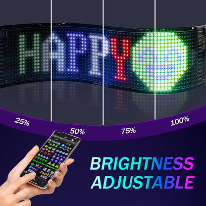 Customizable Colorful LED Car Display