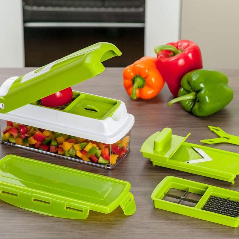 Easy Cut 12-in-1 Veggie Chopper with Safety Guard