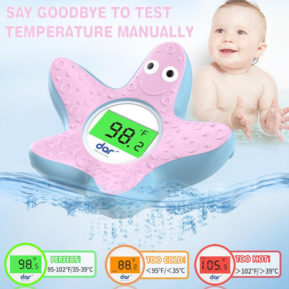 Accurate Baby Bath Digital Thermometer with Color Alert