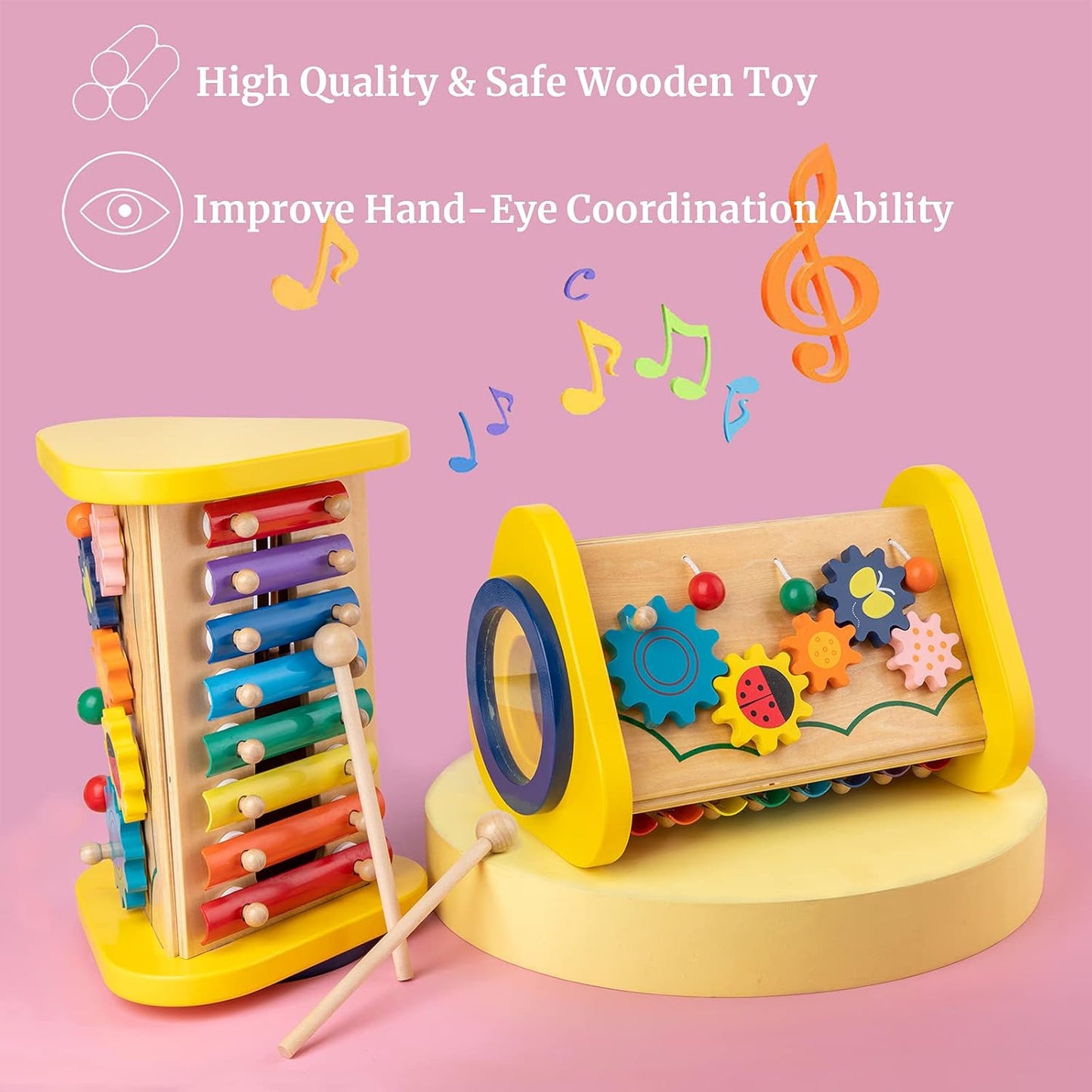 Kids Musical Triangle Instrument Set