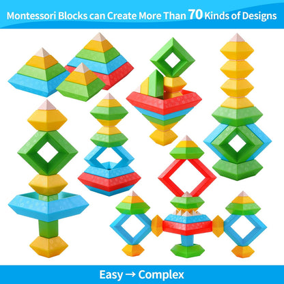 Educational Wooden Building Blocks for Kids